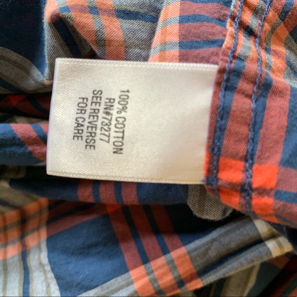 Men’s long sleeve plaid button down shirt - Picture 4 of 5